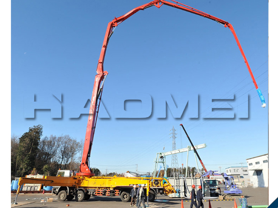 The history of a concrete pump appearance