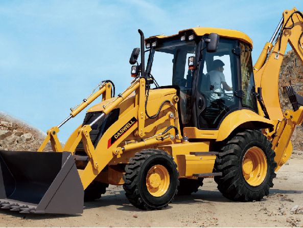 How to operate the backhoe loader?
